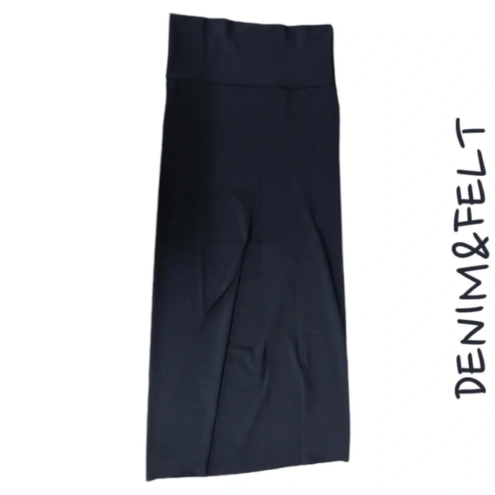 SKIMS Swim Shaping Long‎ Maxi Skirt w/ Slit | Color: Gunmetal | NEW/NWT!! 🩶🩶🩶